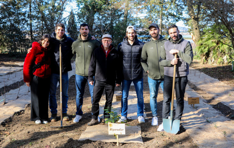 Plantations d’arbres fruitiers : Compagnons de Maguelone et le Fonds de Dotation MHB