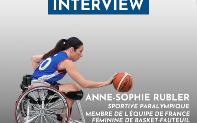 Anne-Sophie RUBLER, membre de l’équipe de France de basket-fauteuil