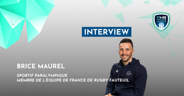 Brice Maurel, sportif soutenu grâce au Gala 2023