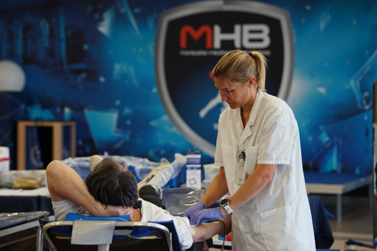 Collecte don du sang 2024 avec le MHB et l&rsquo;EFS